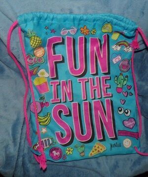 Justice Girls Fun in the Sun Towel Bag